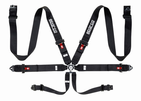 Sparco - 6-Point 3" Pull-Up Harness w/ Steel Adjuster