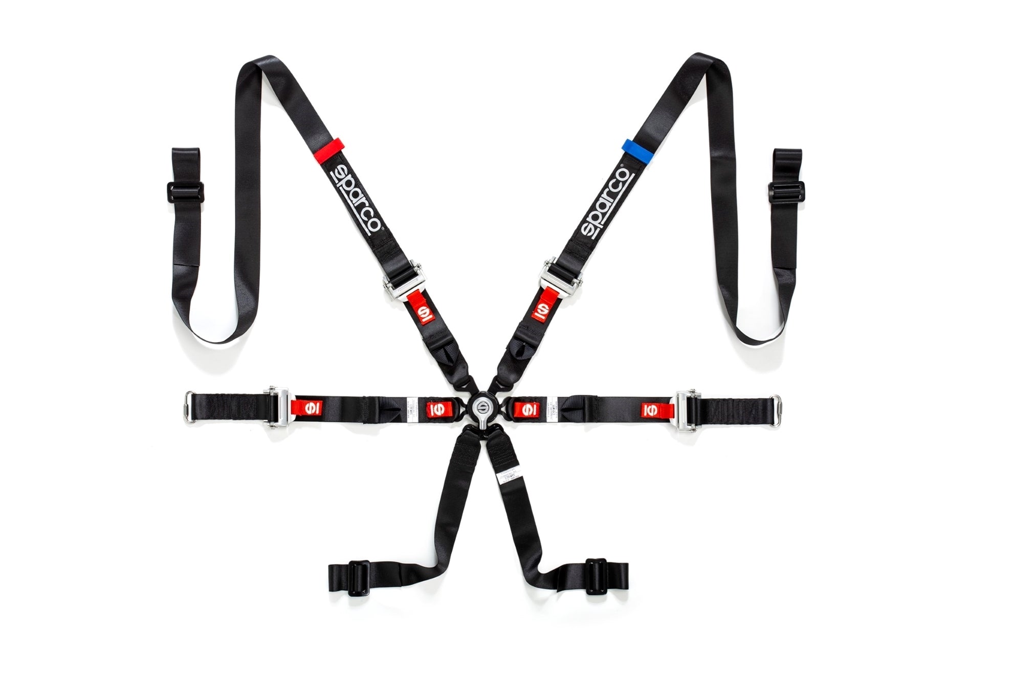 Sparco FIA 6-Point Racing Harness - Steel, Pull-Up Lap Adjusters - 24 Hours  of Lemons