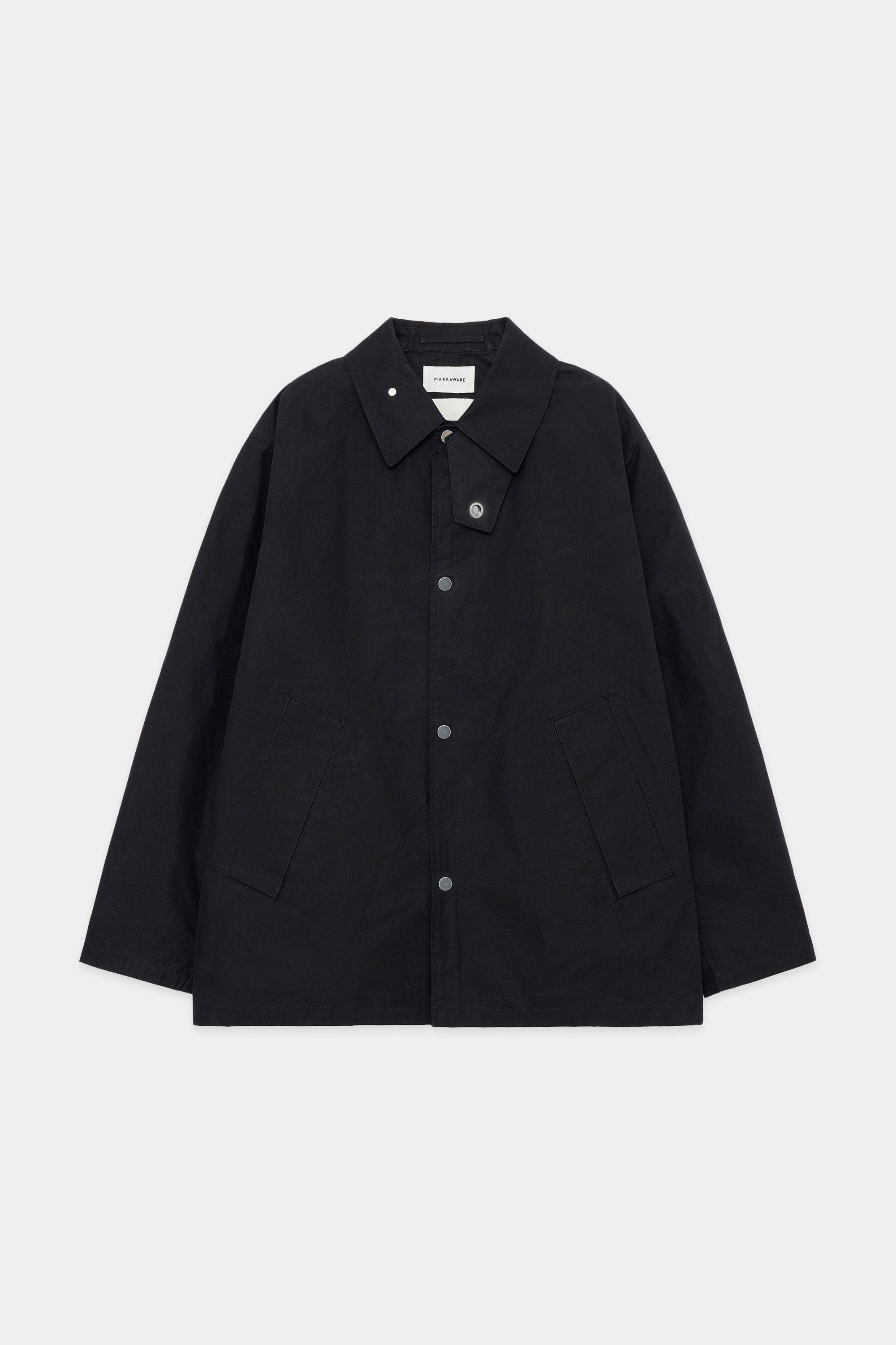 ヘビー オールウェザークロス トラベラー コート, Black – MARKAWARE