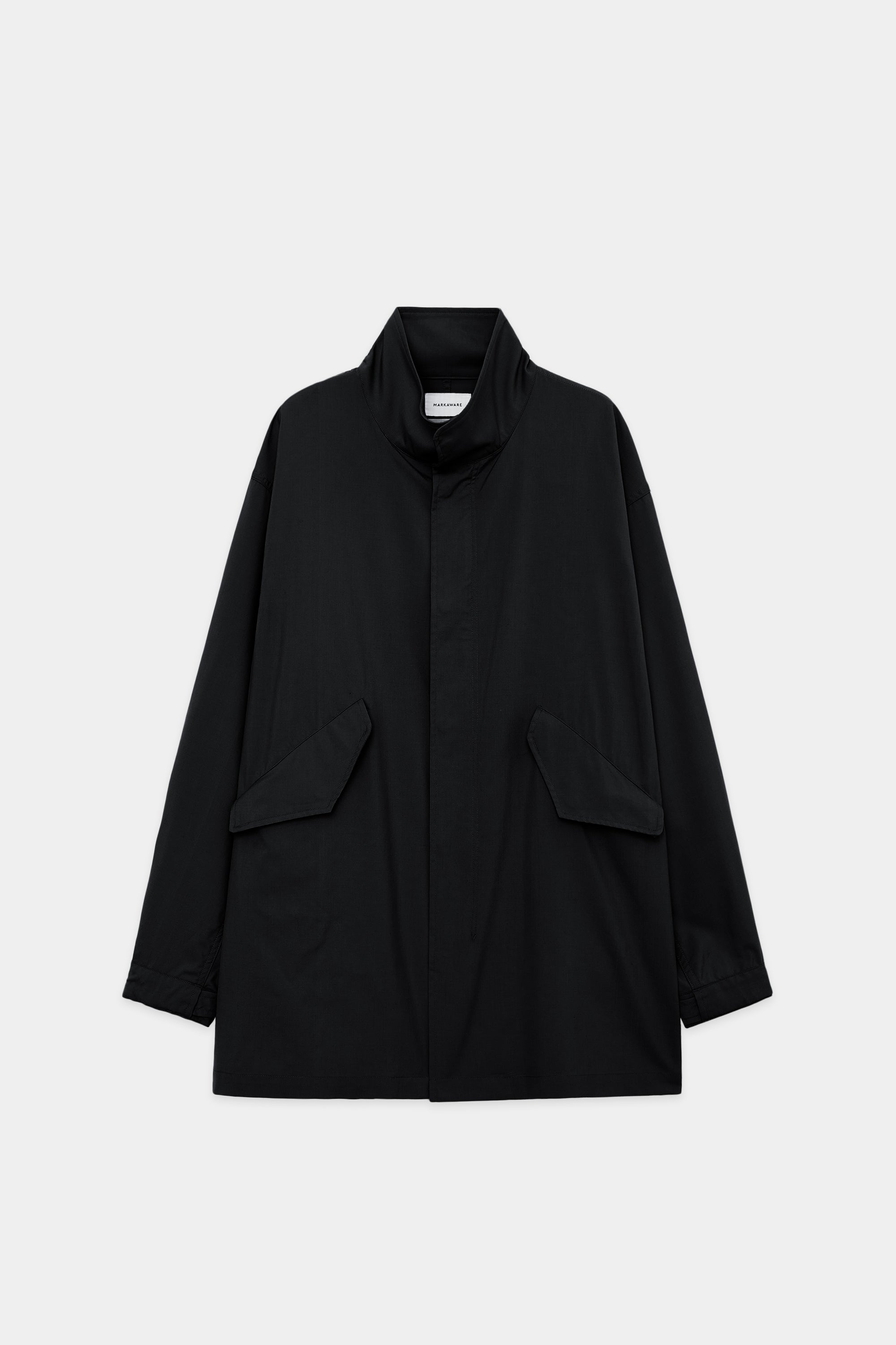 ORGANIC WOOL TYPEWRITER M-65 FIELD COAT, Black – MARKAWARE