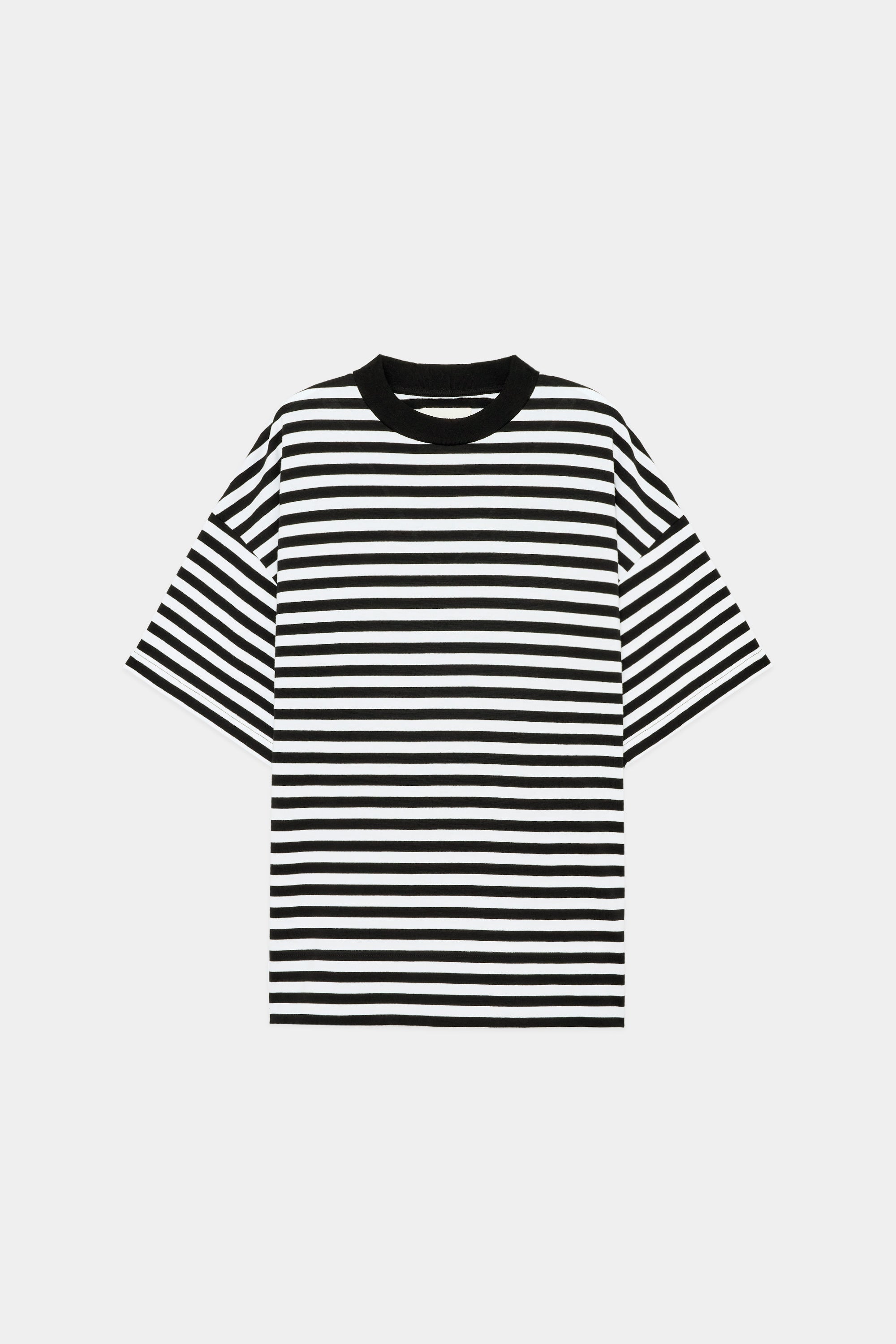 オーガニック コットン コンパクト 60//2 ボーダー 天竺 BOX Tee S/S