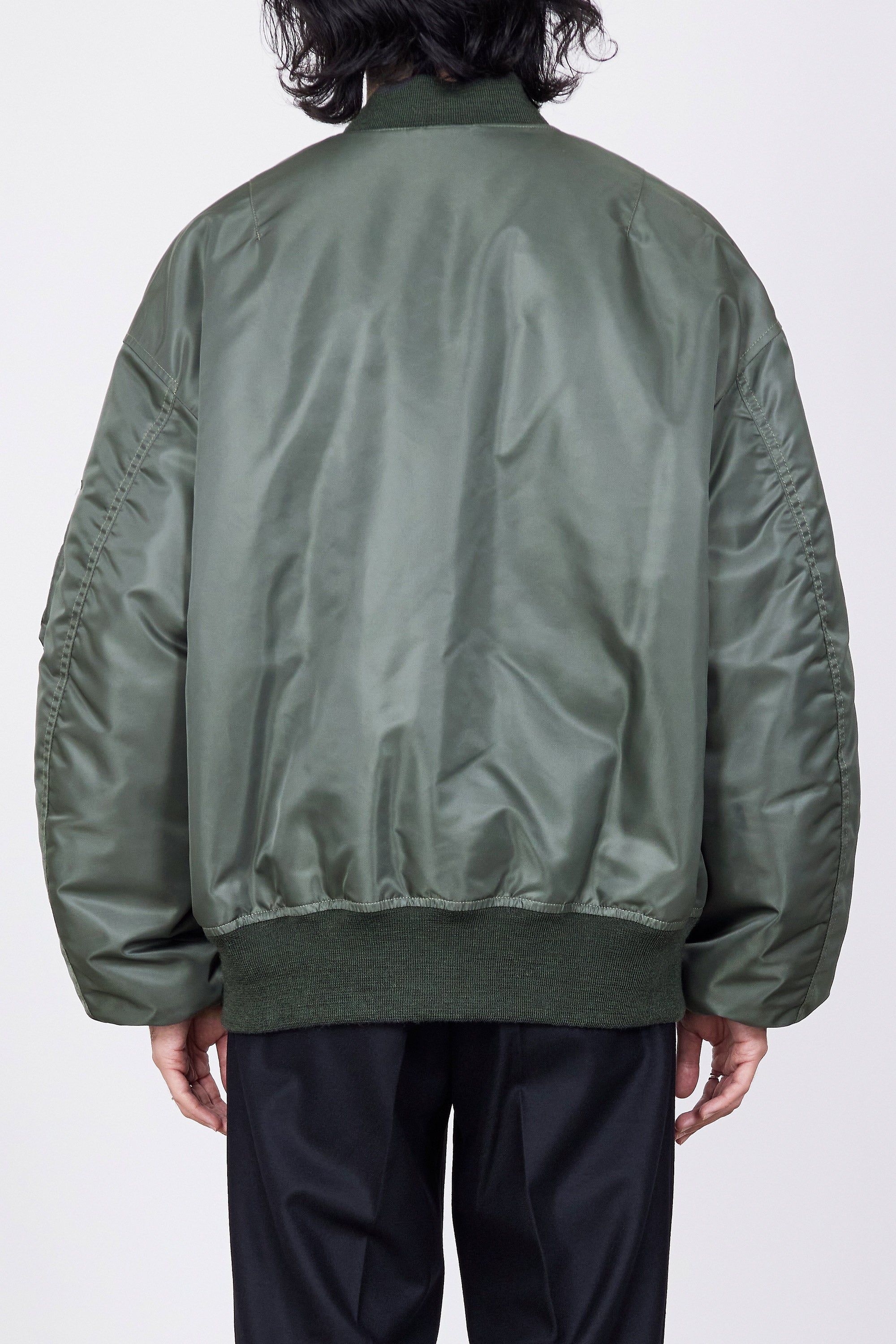 66 ナイロン ツイル MA-1, Sage Green – MARKAWARE