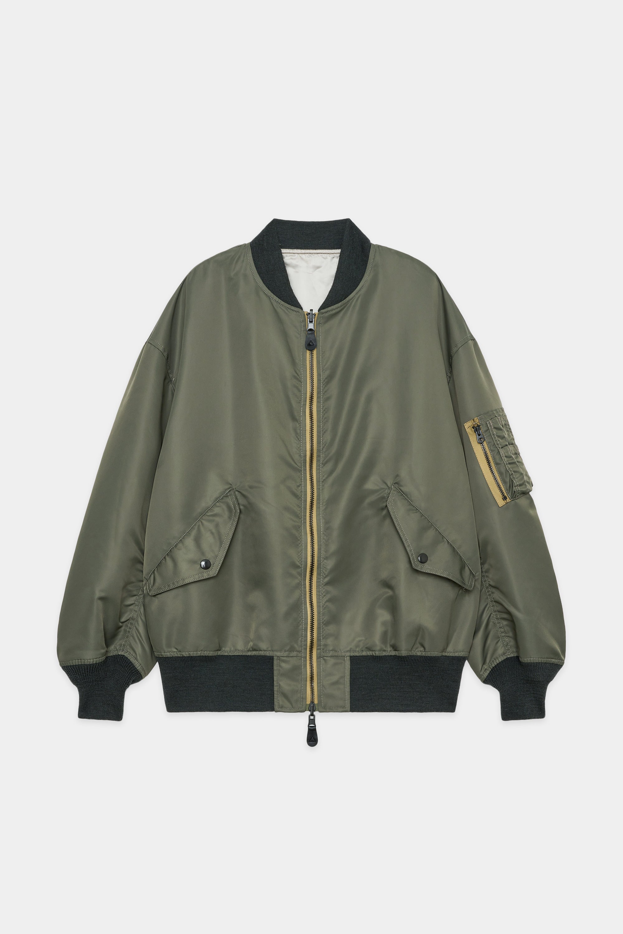 リサイクルナイロン ツイル L-2B, Sage green – MARKAWARE