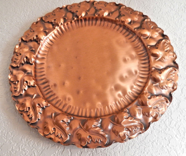 Plate for copper bedroom decor