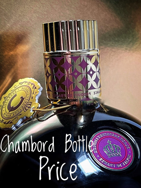 What is the price of a Chambord bottle?