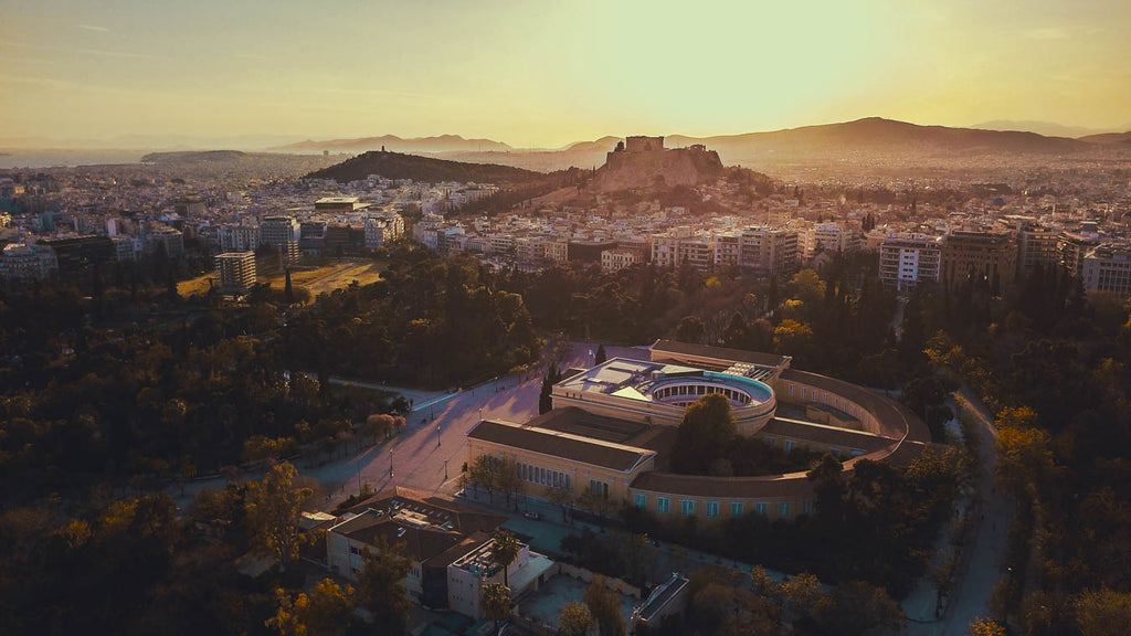Veduta dall'alto di Atene