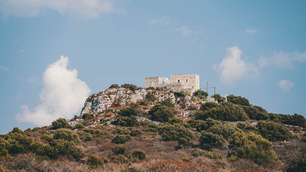 Il bastione a monte di Tigani