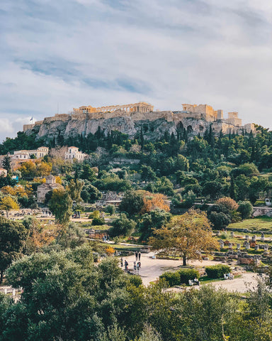 Vista dal tempio di Efesto sull'Acropoli