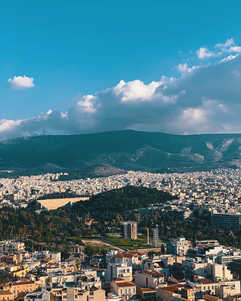 Vista di Atene dall'alto