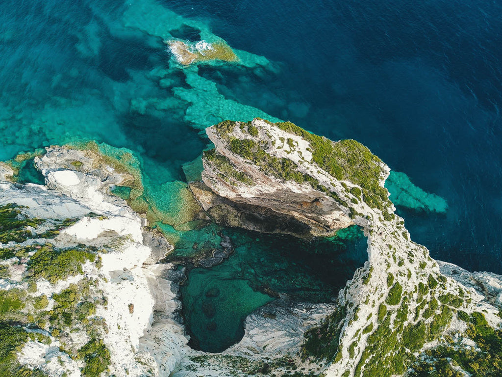 L'arco di Tripitos dall'alto