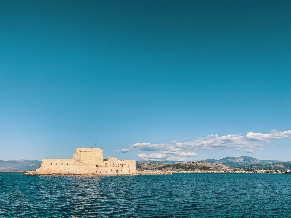 La fortezza di Bourtzi a Nafplio