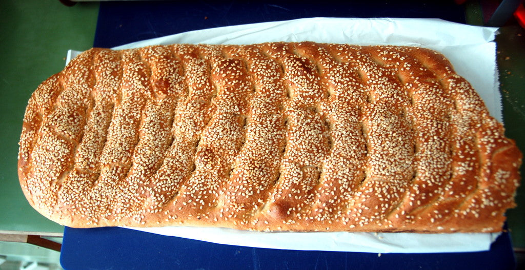 Lagàna, il pane tradizionale di Kathara Deftera