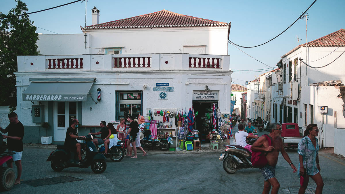 Le strade della Chora di Spetses