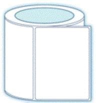 2" x 0.75" Topcoated Thermal Transfer Paper Label; 3" Core; 8 Rolls/case; 7500 Labels/roll