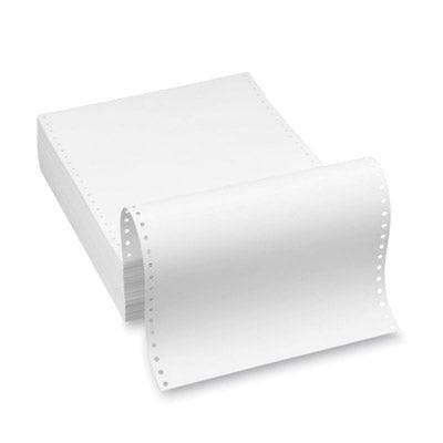 Buy 9 1/2 x 5 1/2 15lb Blank White/Canary/Pink/Gold Carbonless Continuous Computer  Paper - 6400/Case (4 Ply) (DT9722)