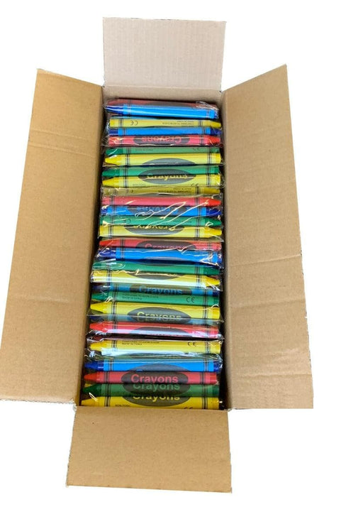 Crayola 52-8902 4 Color Crayon Bulk Box - 3000 / CS