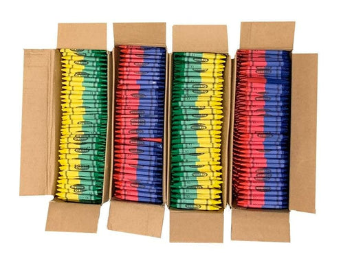 Double-Sided No-Roll Hexagonal Shape Crayons Bulk Pack (3,000 Crayons/Case) Wholesale | POSPaper