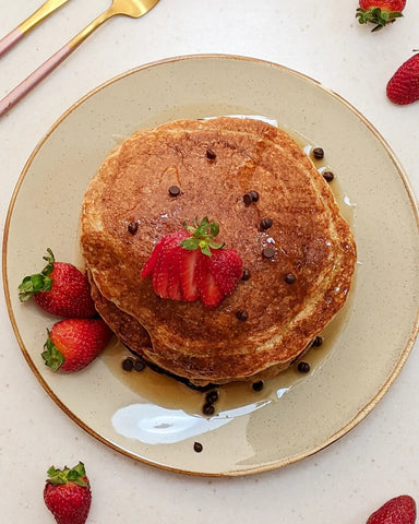 banana oatmeal pancakes