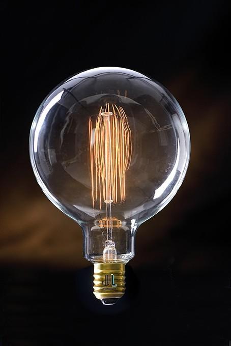 Ampoule décorative vintage filament incandescent rouge forme globe 95mm  watt E27 ampoule edisonAmpoule décorative vintage filament incandescent  rouge forme globe 95mm watt E27 ampoule edison