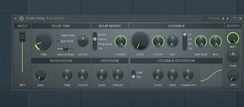 Use Delay 3 for Vinyl FX