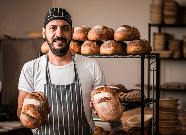 Ed Baker with 3 Star White Sourdough