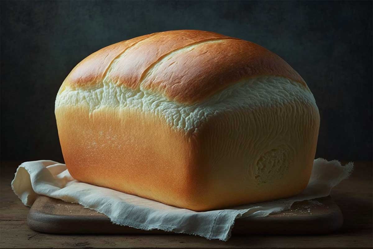 A white load, homemade bread