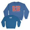 Boise State Women's Track & Field Blue "Bleed Blue" Crew - Isabella Ales Youth Small