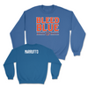 Boise State Women's Tennis Blue "Bleed Blue" Crew - Lorelyz Marruffo Youth Small