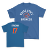 Boise State Football Blue Arch Tee - Prince Strachan Youth Small