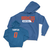 Boise State Women's Basketball Blue Sideline Hoodie - Tatum Thompson Youth Small