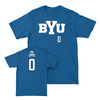 BYU Football Royal Wordmark Tee - Kody Epps Small