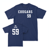 BYU Football Navy Cougars Tee - Logan Lutui Small