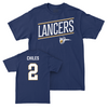 Men's Basketball Navy Slant Tee - Chris Chiles Youth Small