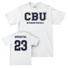 Men's Basketball White Comfort Colors Classic Tee - Zach Wrightsil Youth Small