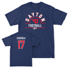 Dayton Football Navy Arch Tee - Dante Casciola Youth Small