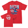 Dayton Football Red Rudy Tee - David Maurer Youth Small