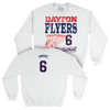 Dayton Men's Basketball White Vintage Crew - Enoch Cheeks Youth Small