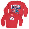 Dayton Football Red Rudy Crew - Josiah Love Youth Small