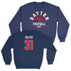 Dayton Football Navy Arch Crew - Mitchell Colter Youth Small