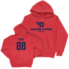 Dayton Football Red Sideline Hoodie - Noah Dudik Youth Small