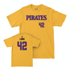 East Carolina Softball Gold Pirates Tee - Devin Long Small