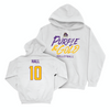 East Carolina Women's Volleyball White Color Rush Hoodie - Jennings Hall Small