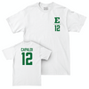 Eastern Michigan Women's Basketball White Logo Comfort Colors Tee - Dara Capaldi Small