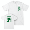 Eastern Michigan Football White Logo Comfort Colors Tee - Delbert Mimms Small