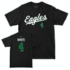 Eastern Michigan Football Black Script Tee - Daiquan White Small