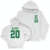 Eastern Michigan Women's Volleyball White Logo Hoodie - Hannah Blaney Small