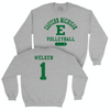 Eastern Michigan Women's Volleyball Sport Grey Varsity Crew - Hatteras Welker Small