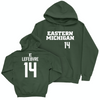 Eastern Michigan Women's Soccer Green Sideline Hoodie - Jamie Lefebvre Small