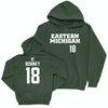 Eastern Michigan Women's Volleyball Green Sideline Hoodie - Kendal Bonney Small