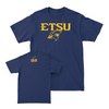 ETSU Women's Track & Field Navy Sideline Tee - Bonita Gray Small